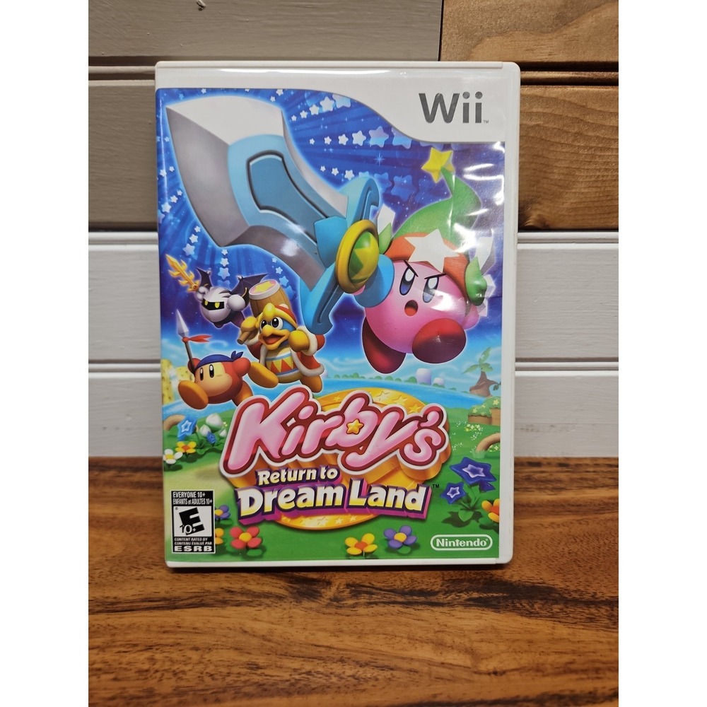 Kirby's Return to Dream Land (Nintendo Wii, 2008) Complete CIB